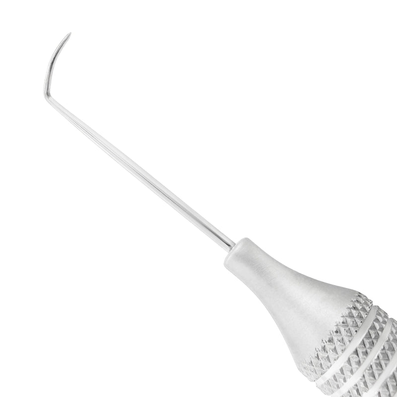 Close-up of the opposite curved working end on Explorer EXD 3 with 6EZ handle