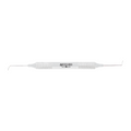 Horizontal view of Explorer EXD 3 Pigtail double-ended dental explorer with 6EZ handle, SKU 1017E