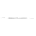 Horizontal view of Explorer ODU 11/12 double-ended dental explorer with 3EZ handle