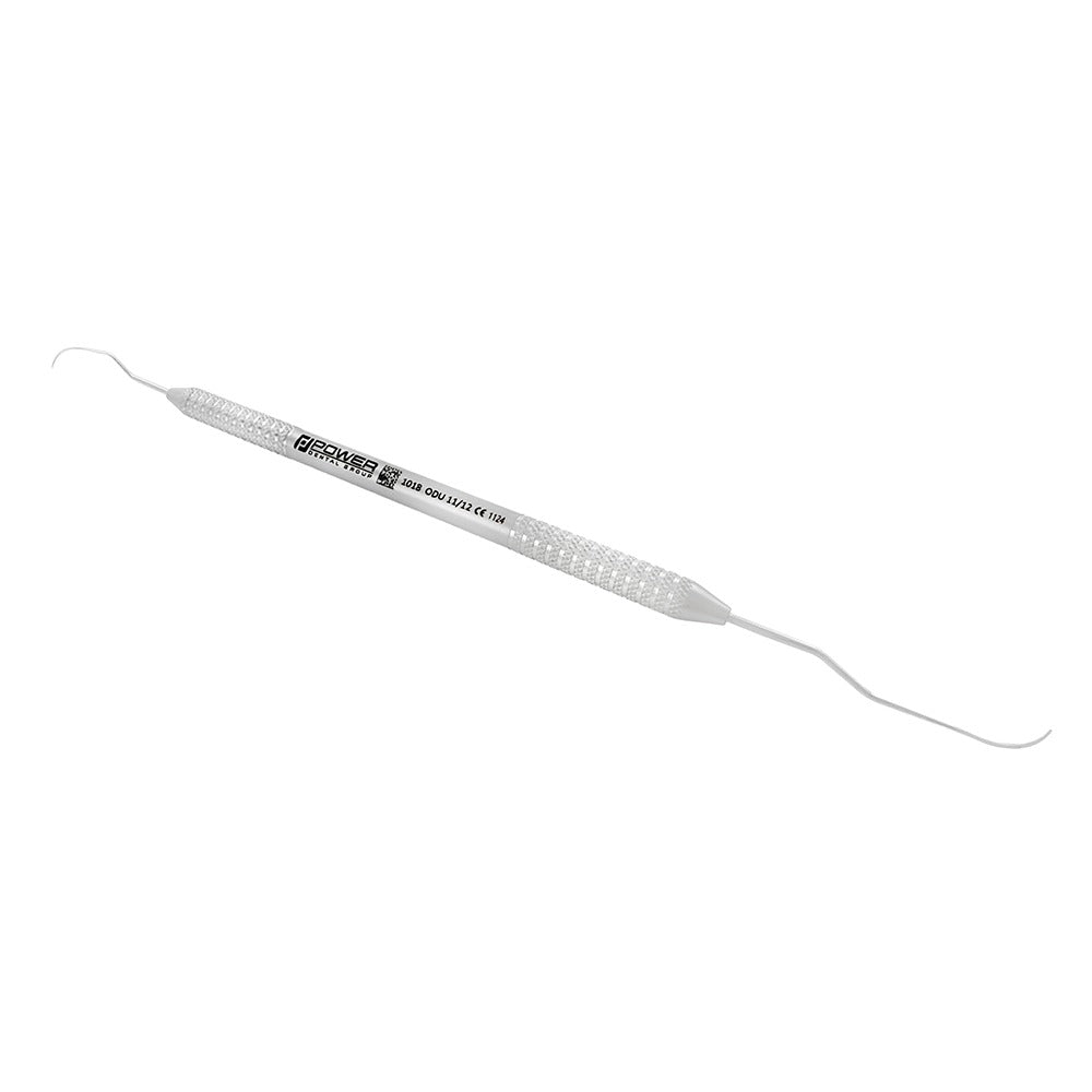Close-up of the ODU 12 curved working end for posterior calculus detection on Explorer 1018