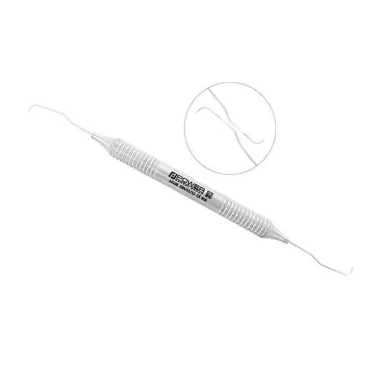 Explorer ODU 11/12 double-ended dental explorer with curved working ends and large-diameter 6EZ handle