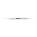Horizontal view of Explorer ODU 11/12 double-ended dental explorer with 6EZ handle