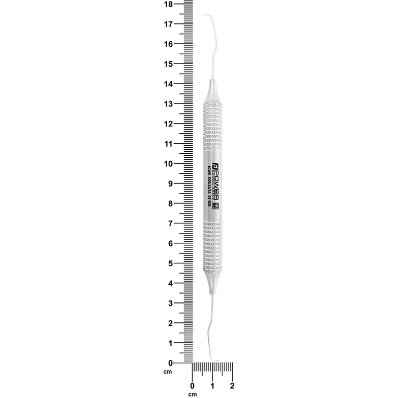 Explorer ODU 11/12 with 6EZ handle shown beside ruler, 17.5 cm overall length
