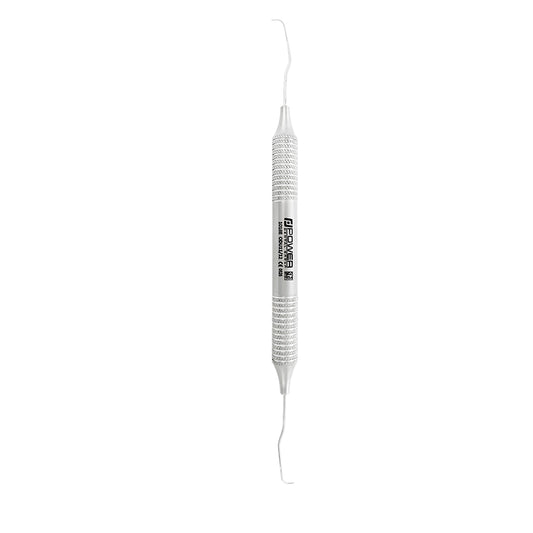 Vertical view of Explorer ODU 11/12 double-ended dental explorer with 6EZ handle, SKU 1018E