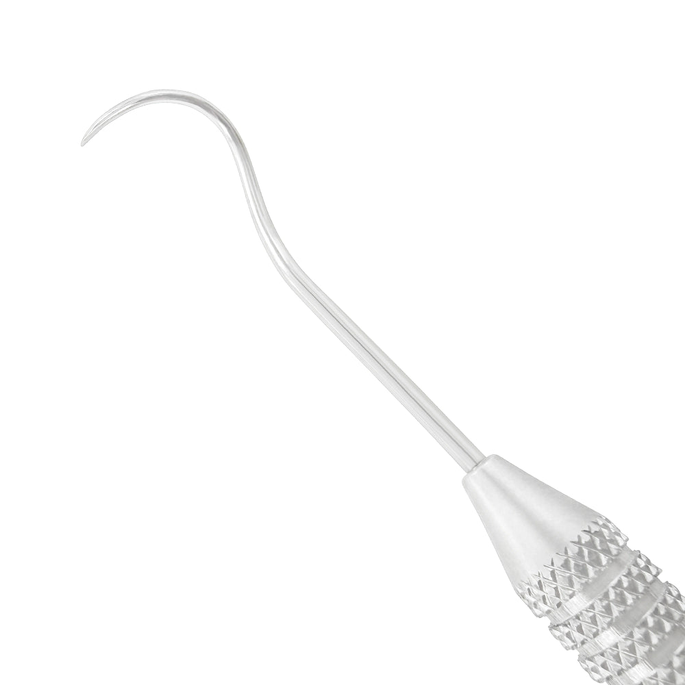 Close-up of one curved working end on Explorer EXD 3CH, SKU 1021