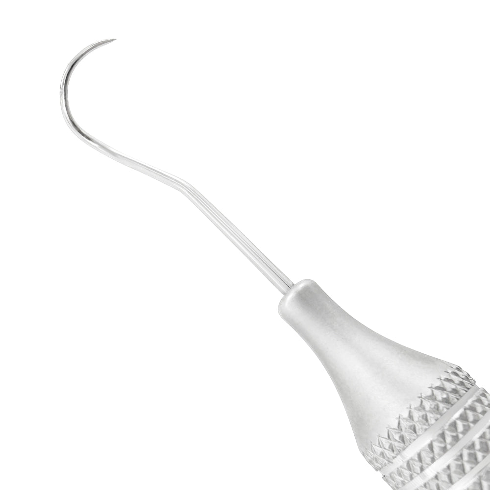 Close-up of the opposite curved working end on Explorer EXD 3CH with 6EZ handle