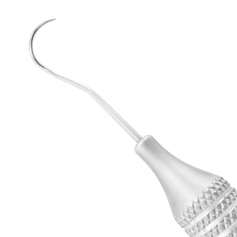 Close-up of the opposite curved working end on Explorer EXD 3CH with 6EZ handle