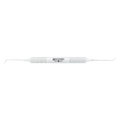 Horizontal view of Explorer EXD 6 double-ended dental explorer with 6EZ handle, SKU 1022E