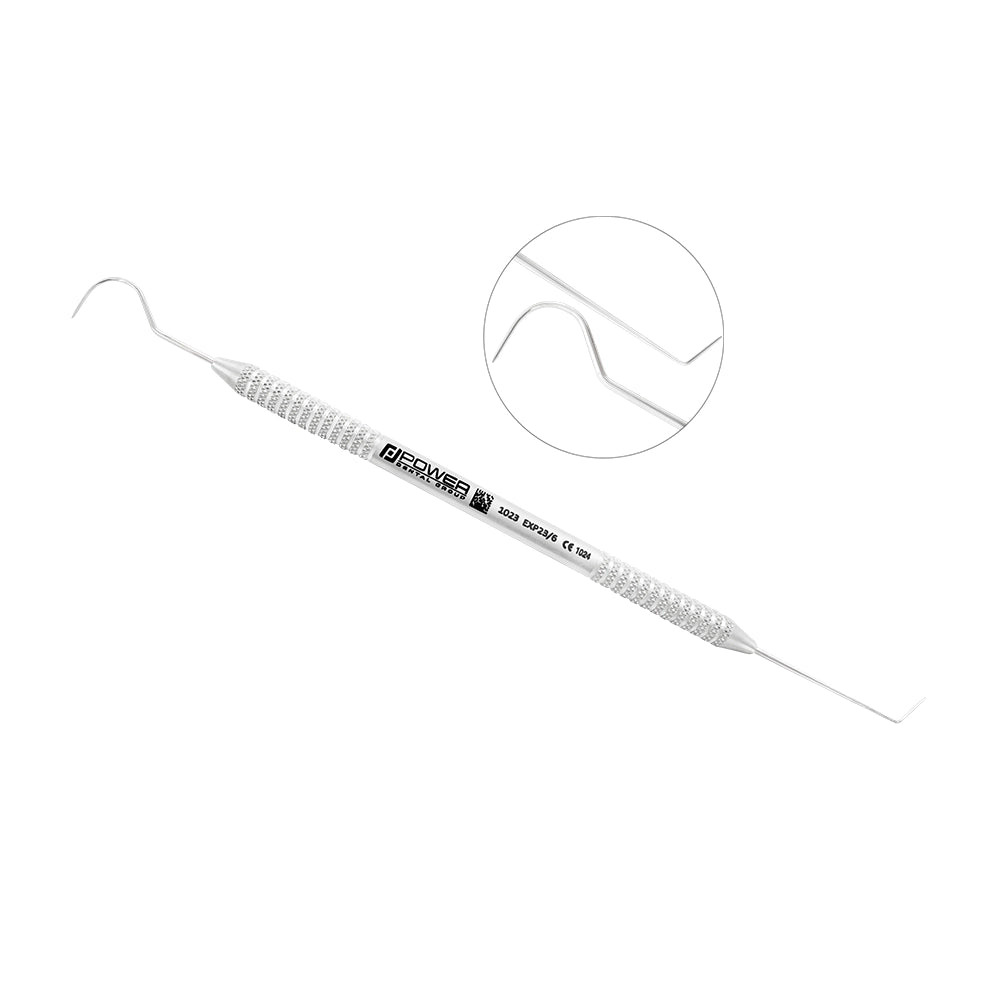 Explorer EXD 23/6 double-ended dental explorer with #23 and #6 working ends and lightweight 3EZ handle