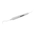 Angled view of Explorer EXD 23/6 double-ended dental instrument with 6EZ handle