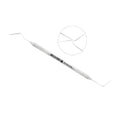 DG16 double-ended endodontic explorer with sharply angled tips and lightweight 3EZ handle