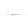 Horizontal view of DG16 double-ended endodontic explorer with 3EZ handle, SKU 1026