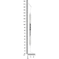 DG16 endodontic explorer with 3EZ handle showing 16.4 cm overall length