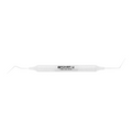 Horizontal view of DG16 double-ended endodontic explorer with 6EZ handle, SKU 1026E