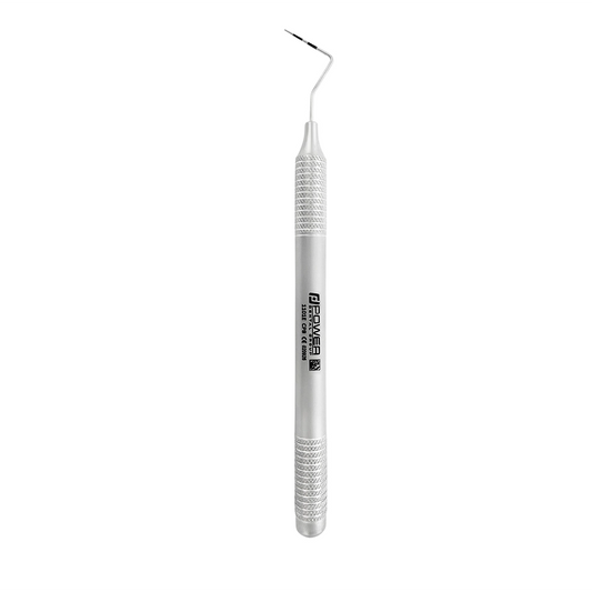 Vertical view of Probe CP8 with 3-6-8-11 mm markings and 6EZ handle, SKU 1101E