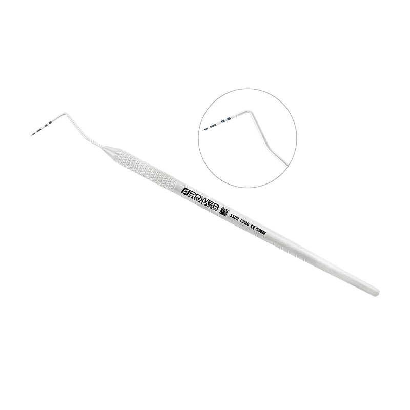 Probe CP10 with 1-2-3-5-7-8-9-10 mm markings and lightweight 1EZ handle