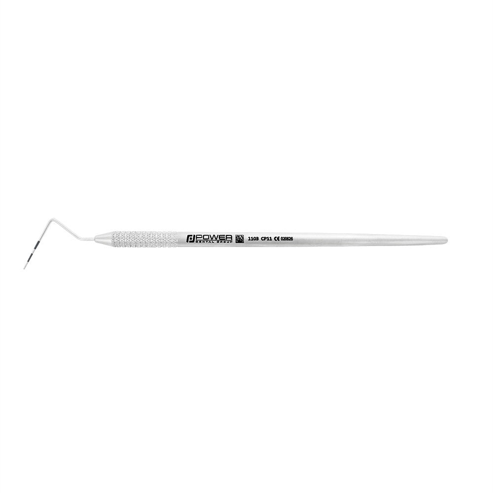 Horizontal view of Probe CP11 with 3-6-8-11 mm markings and 1EZ handle