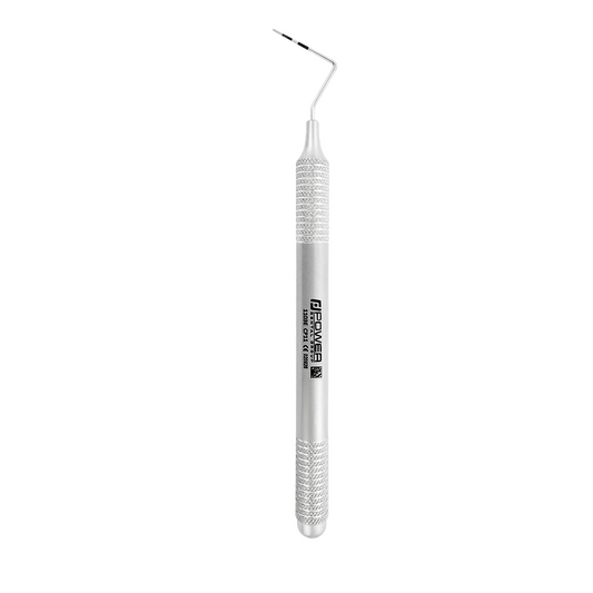 Vertical view of Probe CP11 with 3-6-8-11 mm markings and 6EZ handle, SKU 1103E