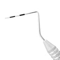 Close-up of Marquis CP12 periodontal probe tip with 3-6-9-12 mm color-coded markings