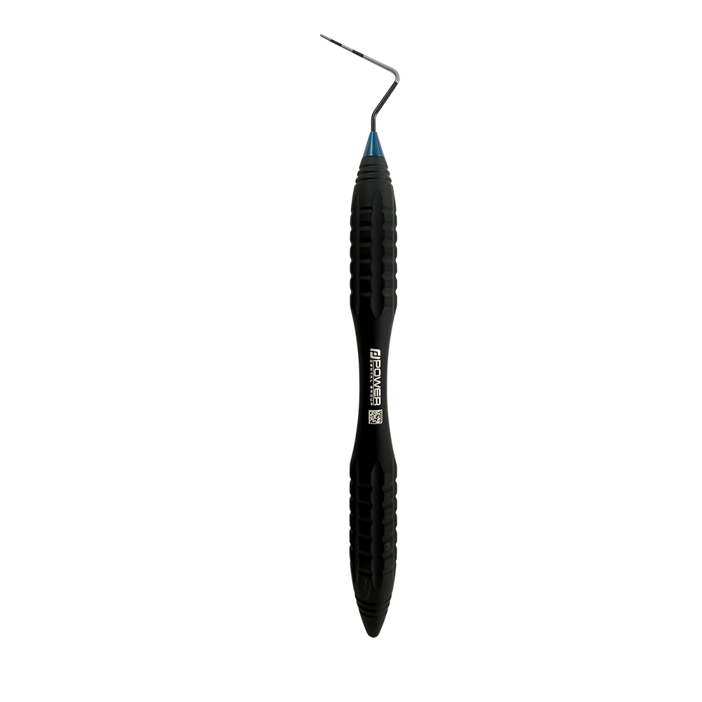 Vertical view of Marquis CP12 periodontal probe Black Edition with 3-6-9-12 mm markings, SKU 1104B