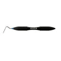Horizontal view of Marquis CP12 periodontal probe with Black Edition ergonomic handle