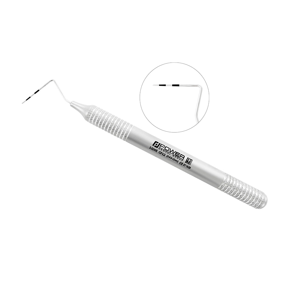 Marquis Probe CP12 single-ended periodontal probe with 3-6-9-12 mm markings and large-diameter 6EZ handle