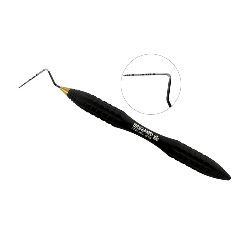 Probe UNC15 Black Edition with 1-15 mm markings and sculpted ergonomic handle