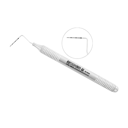 UNC15 single-ended periodontal probe with 1-15 mm markings and large-diameter 6EZ handle