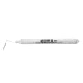 Horizontal view of UNC15 periodontal probe with 1-15 mm markings and 6EZ handle
