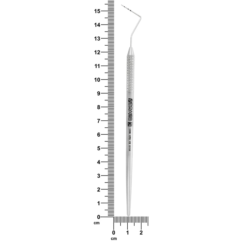 Michigan-O probe with 1EZ handle showing 16.4 cm overall length