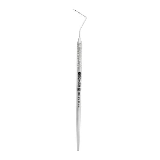 Vertical view of Michigan-O periodontal probe with 3-6-8 mm markings and 1EZ handle, SKU 1106