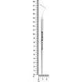 WHO periodontal probe with 1EZ handle showing 15.5 cm overall length