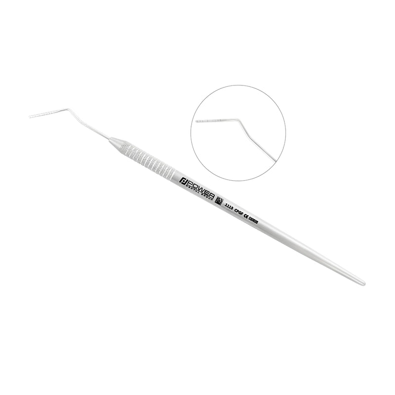 Goldman-Fox single-ended periodontal probe with 1-2-3-5-7-8-9-10 mm markings and lightweight 1EZ handle