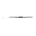 Horizontal view of Goldman-Fox periodontal probe with flat working end and large-diameter 6EZ handle