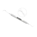 Nabers 2N double-ended furcation probe with curved unmarked working ends and large-diameter 6EZ handle