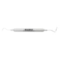 Horizontal view of #23/Williams double-ended explorer and periodontal probe with color-coded Williams markings and 6EZ handle