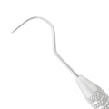 Close-up of one working end on the #23/CP-8 explorer and periodontal probe combination instrument
