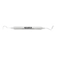 Horizontal view of #23/CP-8 double-ended explorer and periodontal probe with 3-6-8-11 mm markings and 6EZ handle