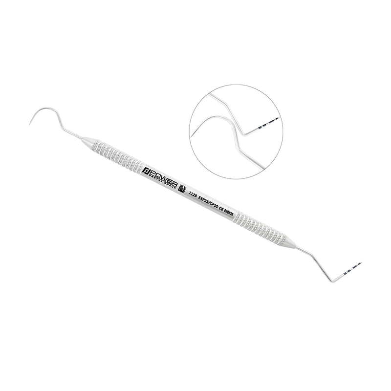 Explorer Probe EXP23/CP10 combining a diagnostic #23 explorer and CP-10 periodontal probe with lightweight 3EZ handle