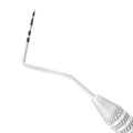 Macro 2 close-up of the right tip on the #23/CP-10 double-ended explorer and periodontal probe, SKU 1129