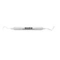 Horizontal view of #23/CP-10 double-ended explorer and periodontal probe with 1-2-3-5-7-8-9-10 mm markings and 6EZ handle
