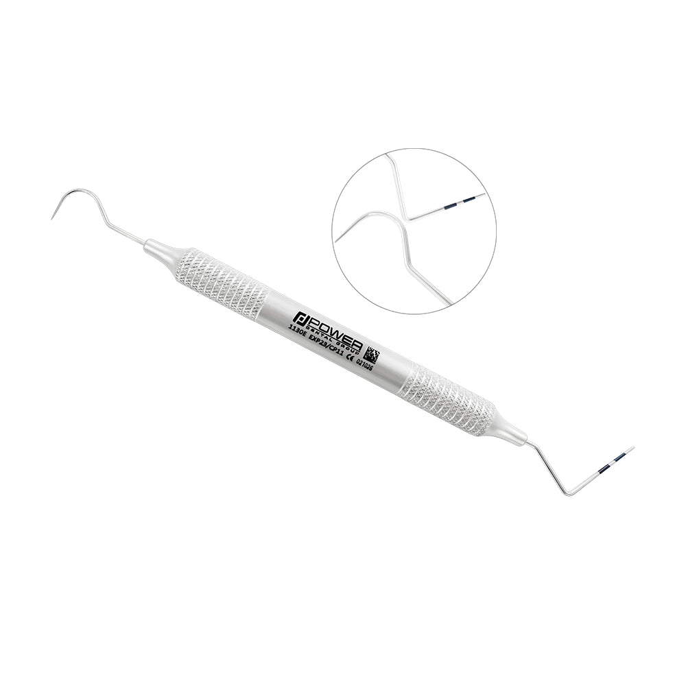 Explorer Probe EXP23/CP11 combining a diagnostic #23 explorer and CP-11 periodontal probe with large-diameter 6EZ handle