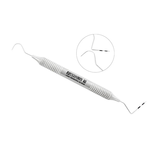 Explorer Probe EXP23/CP12 combining a diagnostic #23 explorer and CP-12 periodontal probe with large-diameter 6EZ handle