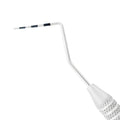 Close-up of CP2 periodontal probe working end with 2-4-6-8-10-12 mm measurement markings