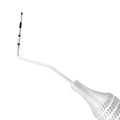 Macro 2 close-up of the right tip on the CP-12/WHO double-ended periodontal probe, SKU 1138E