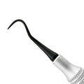 Anterior sickle scaler H5/33 Jacquette style titanium working end close-up