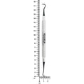 Anterior sickle scaler H5/33 Jacquette style titanium length reference view