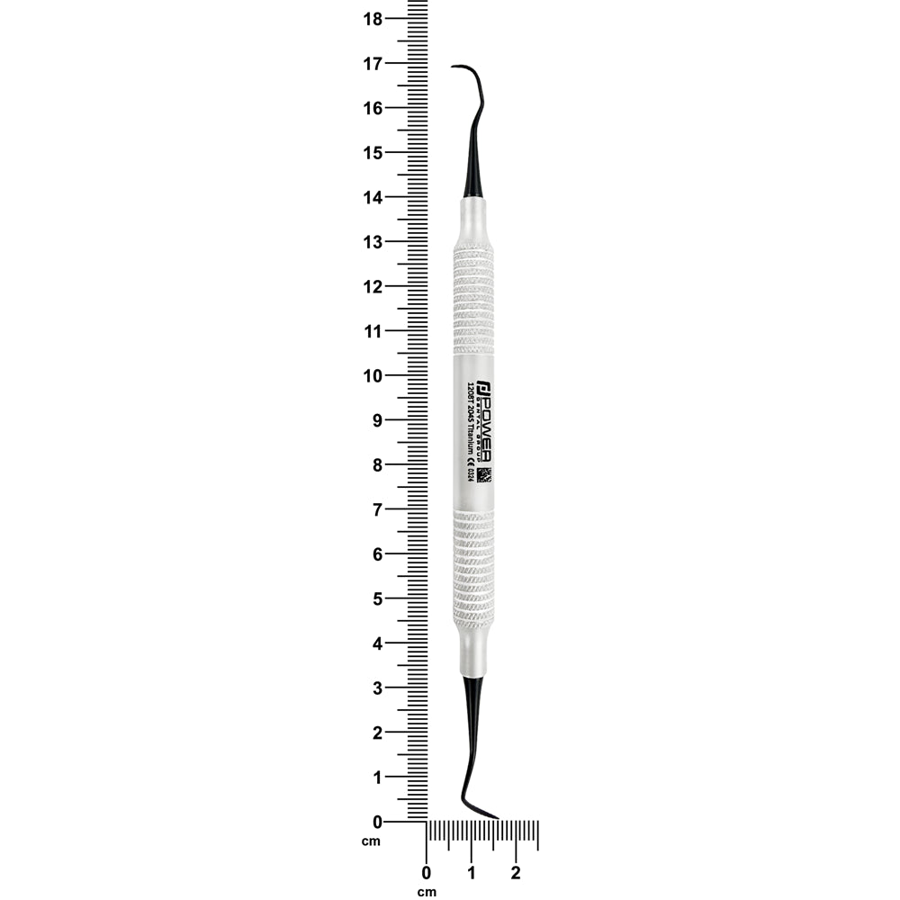 Posterior sickle scaler 204S titanium length reference view