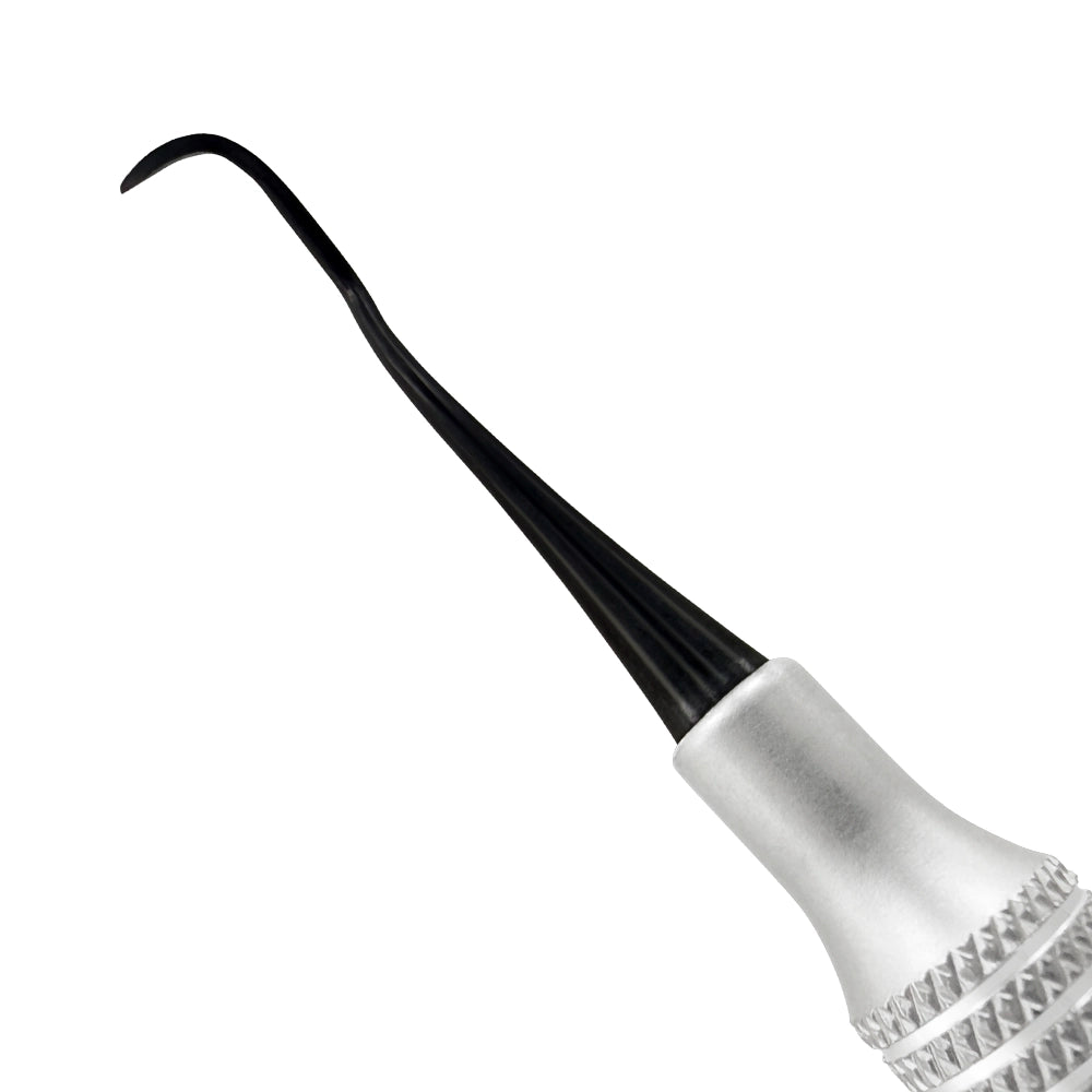 Posterior sickle scaler 204SD titanium tips close-up