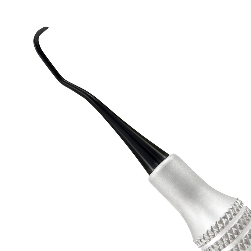 Posterior sickle scaler 204SD titanium tips close-up